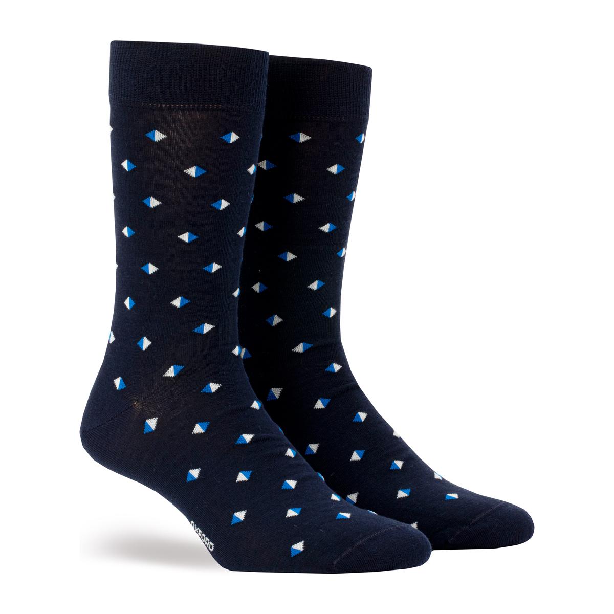 medias hombre con motivos clásicos Oxford