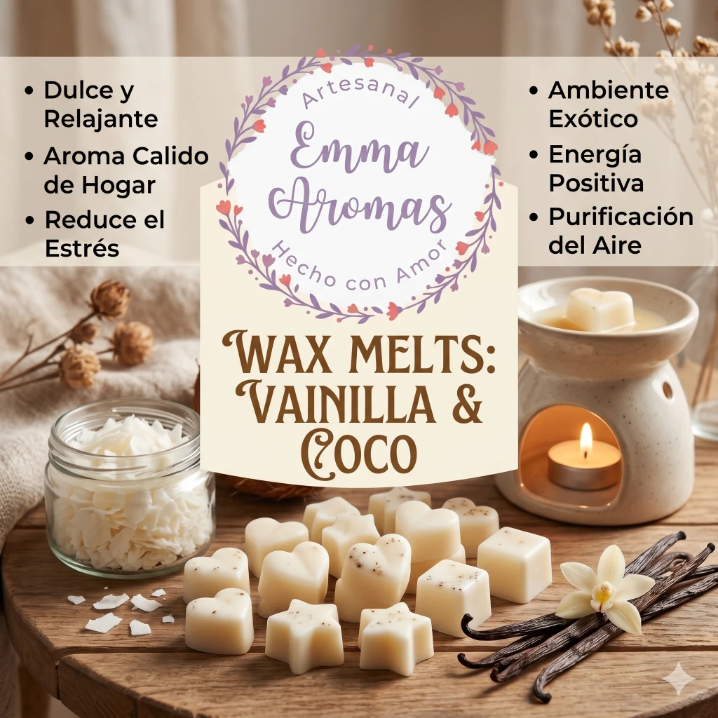 Vela de soja en cuenco