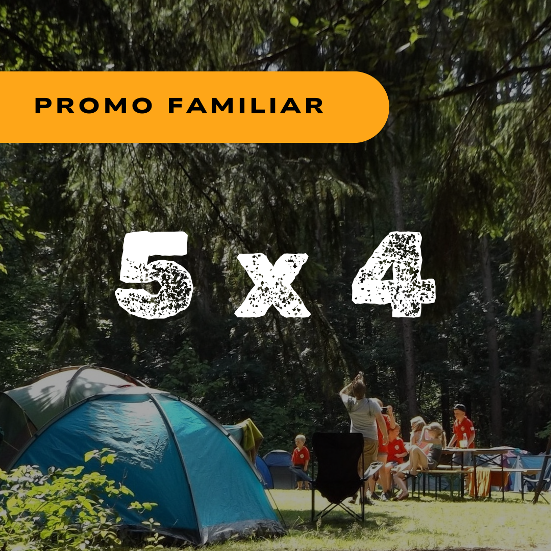 Acampan 5 pagan 4
