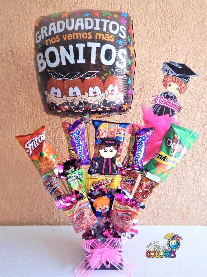 Arreglos para graduación con globos