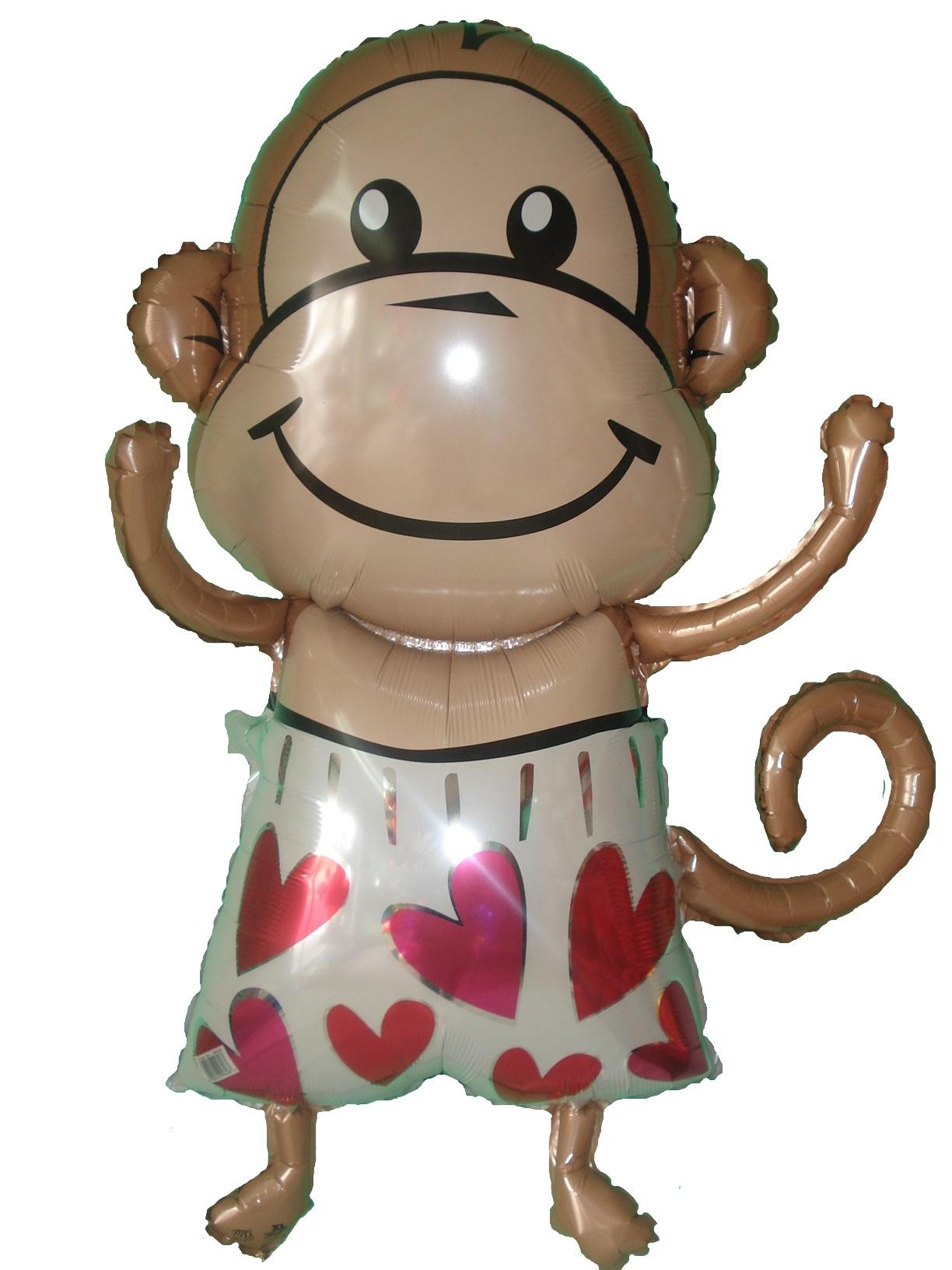 Globo metálico changuito san valentin