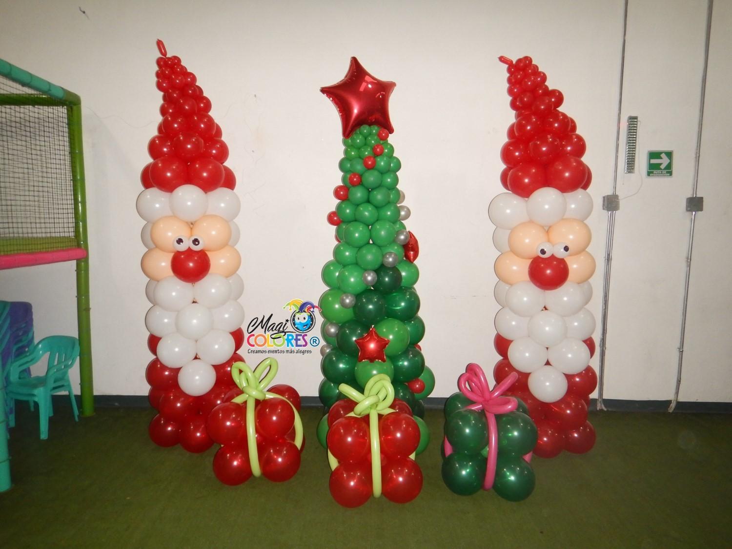 Árbol de Navidad con Globos