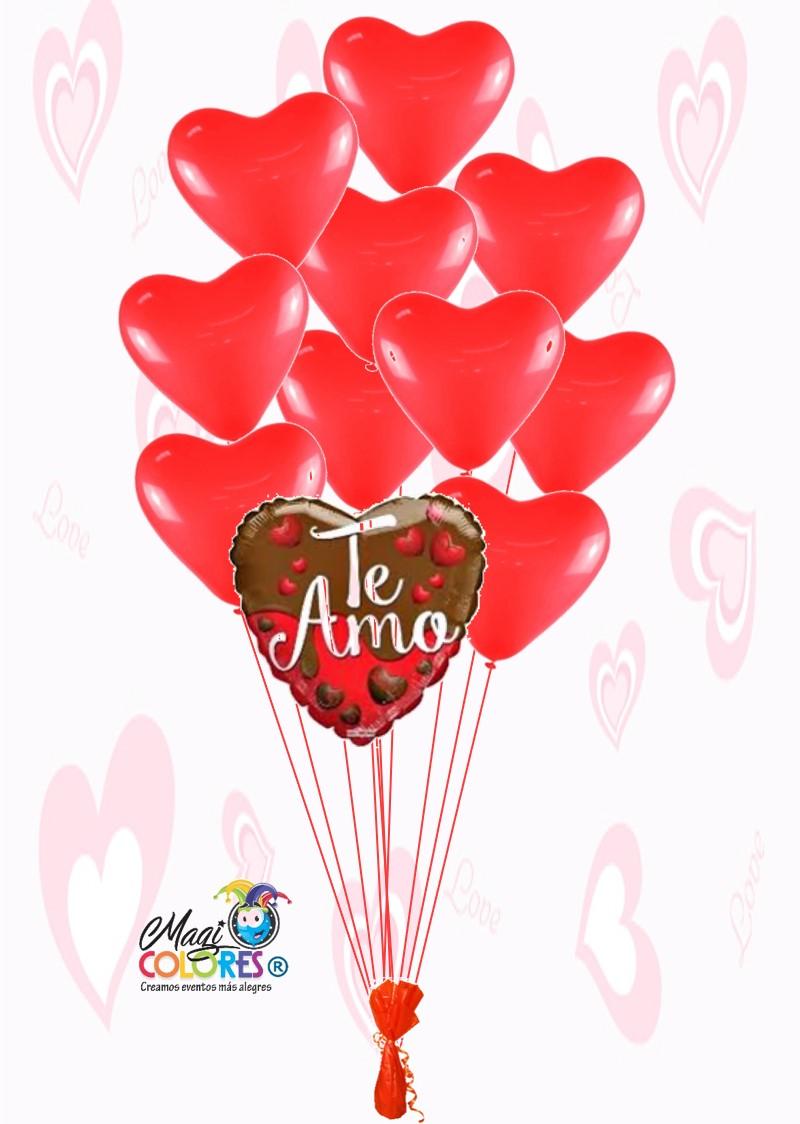 Bouquet de globos de Amor y Amistad