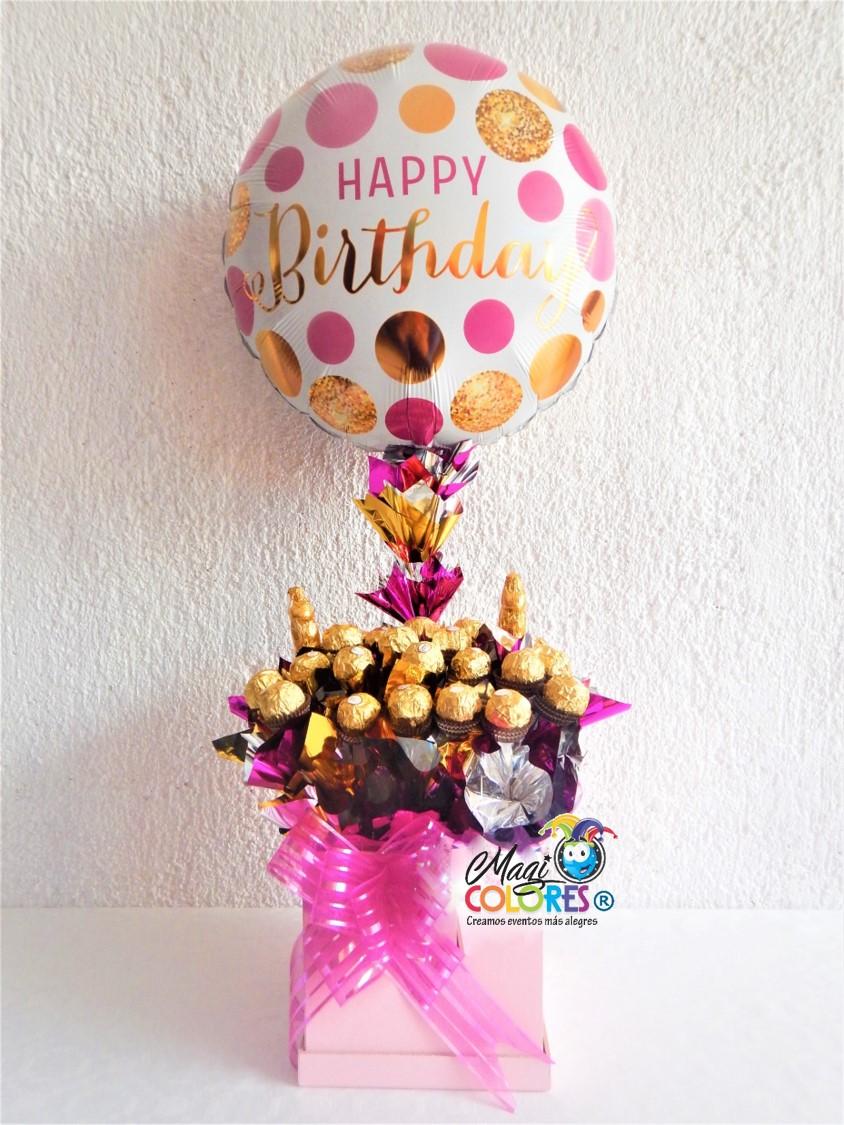 Arreglo de chocolates Ferrero