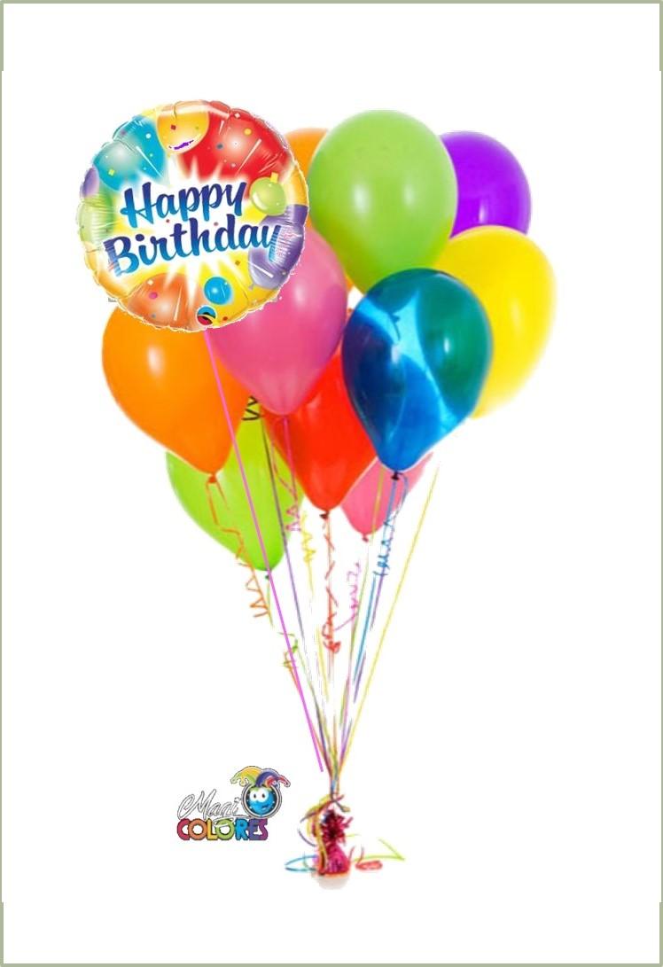 Ramillete de Globos con Helio