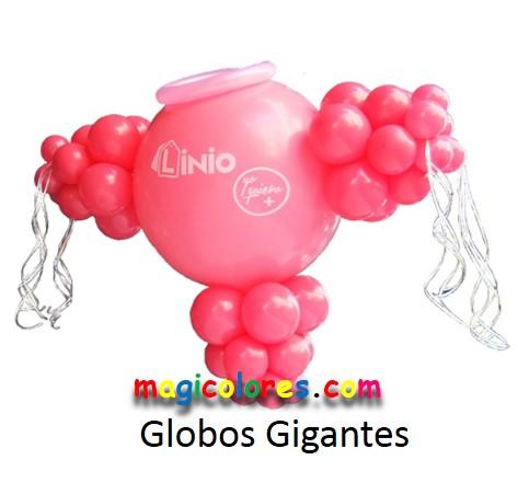 Globos gigantes con helio, globos gigantes de colores, globos gigantes para empresas