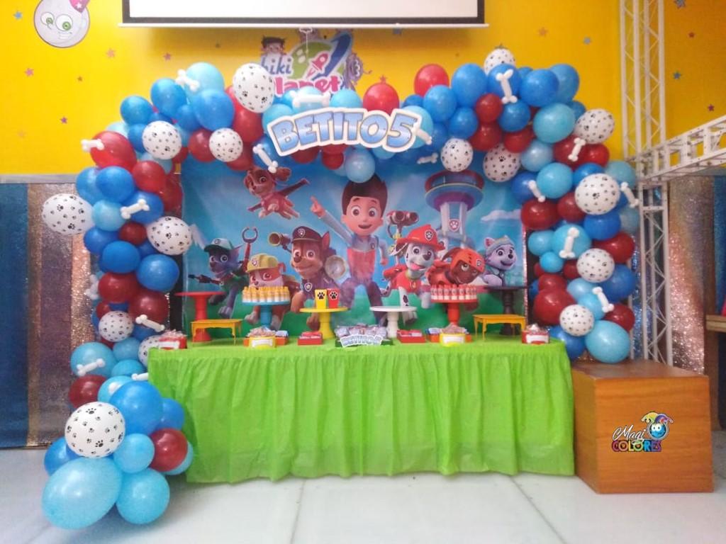 Decoración Orgánica Paw Patrol