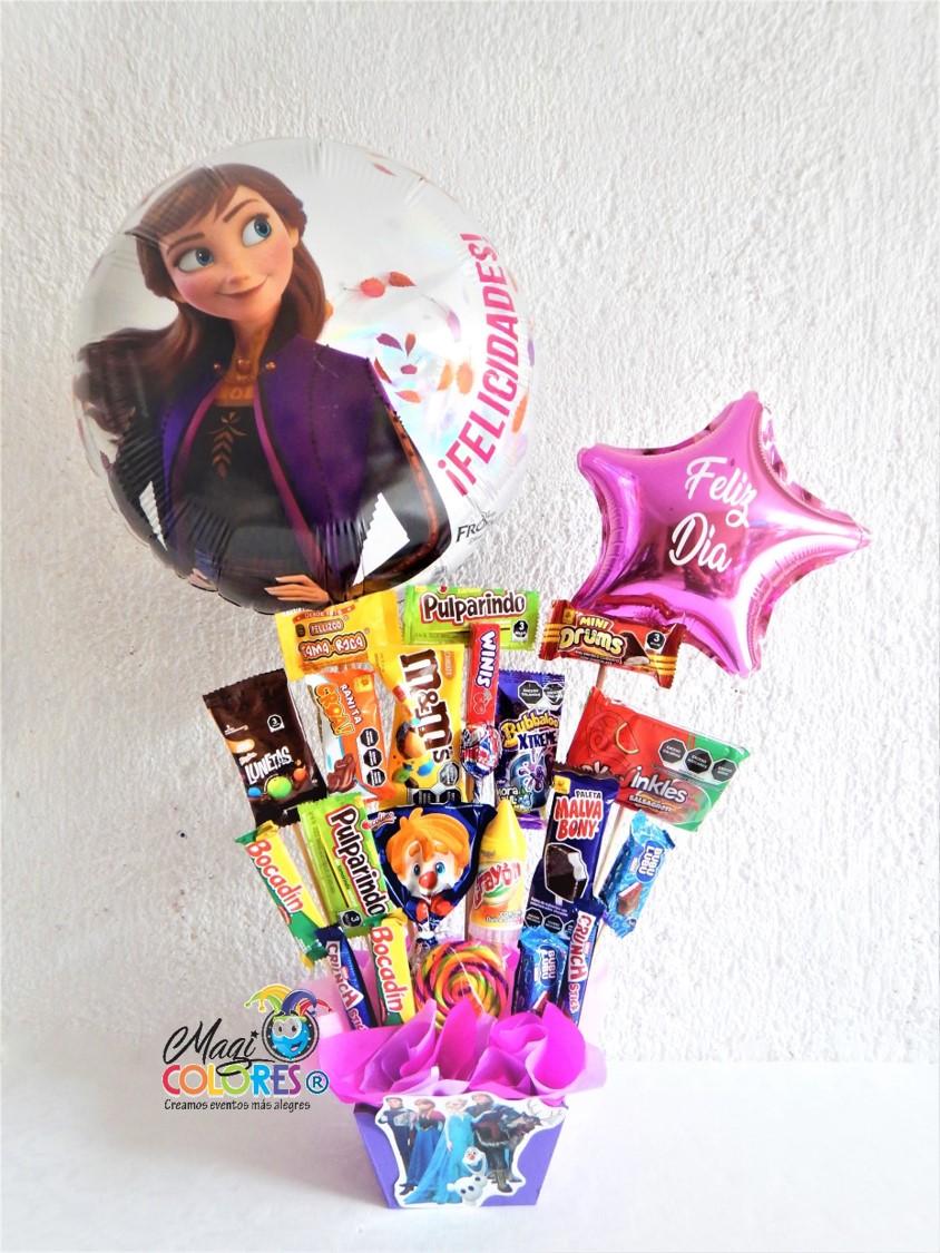 Arreglos de Dulces y Globos