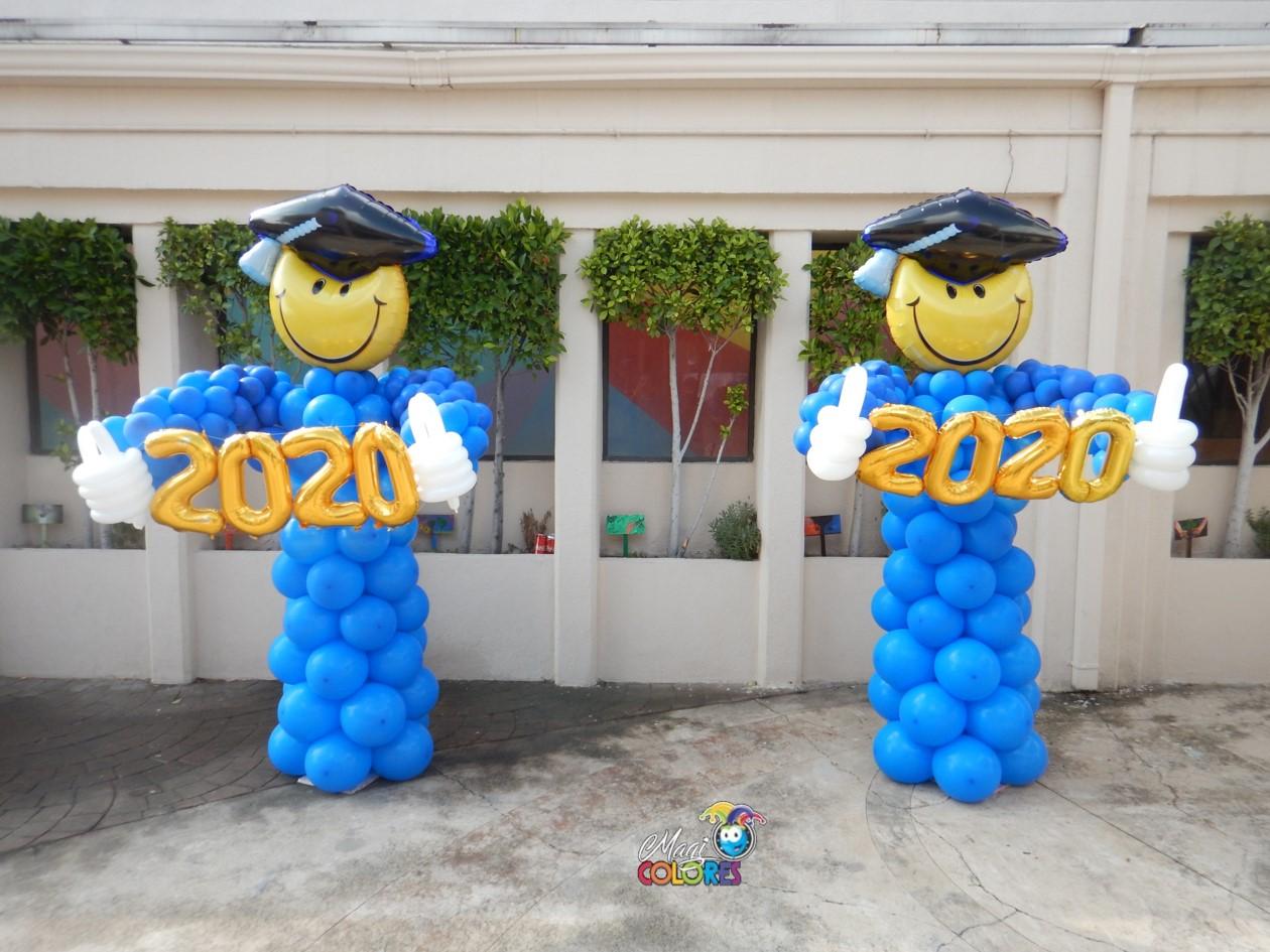 Decoraciones con Globos para Graduación