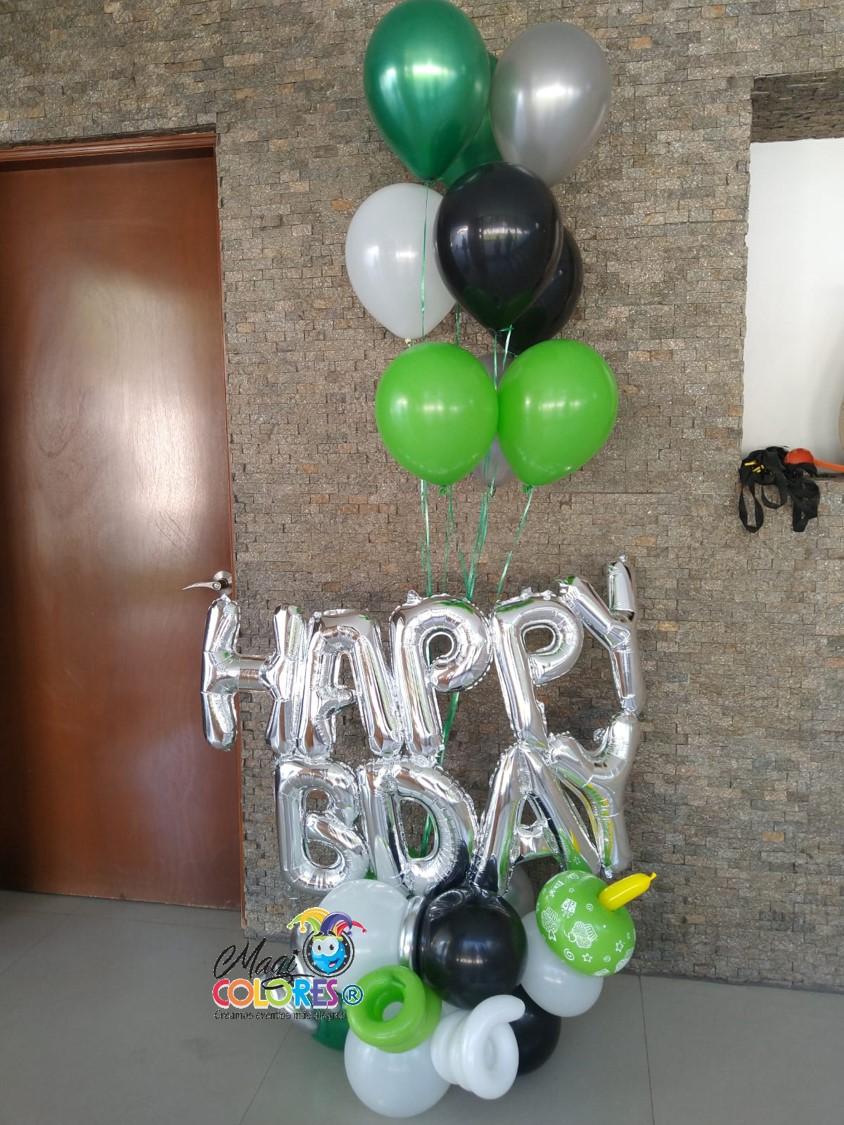 Arreglos Gigantes con Globos para Cumpleaños