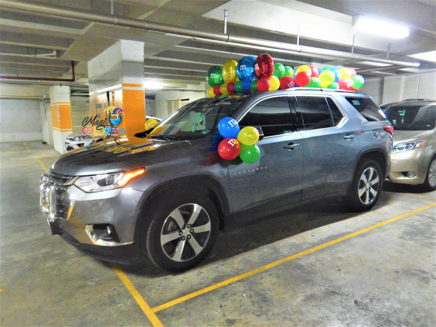 Decoración de autos para graduaciones