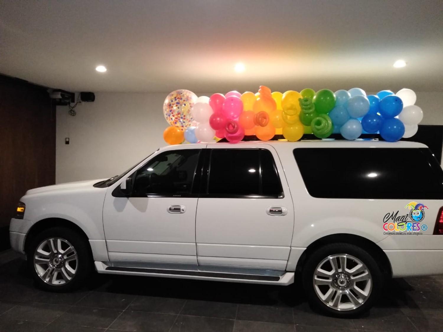 Decoración de autos para graduación
