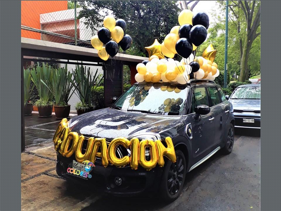 Auto Caravana con Globos