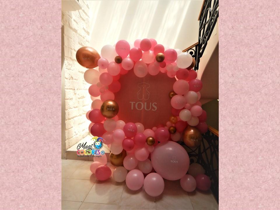 Back Redondo con Globos Tous