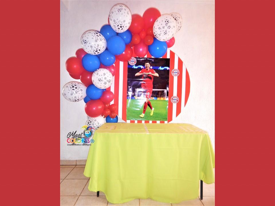 Back redondo con globos