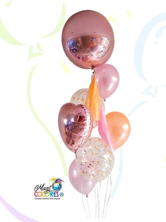 Ramillete de Globos con Helio