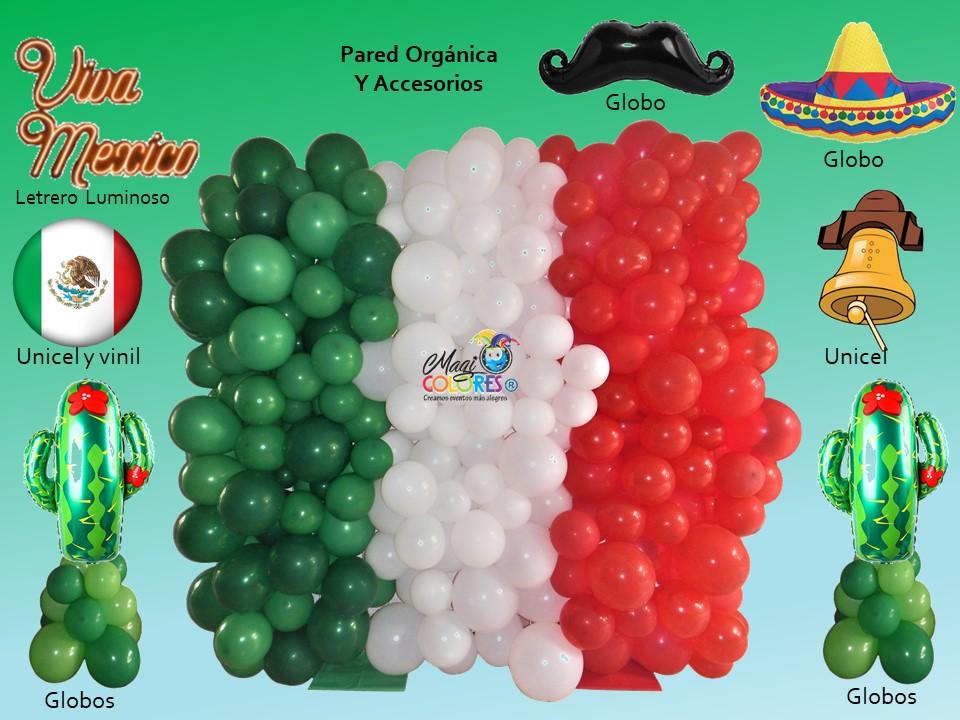 Globos Orgánicos Fiesta Mexicana 