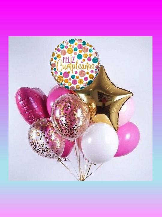 Bouquet de Globos con Helio