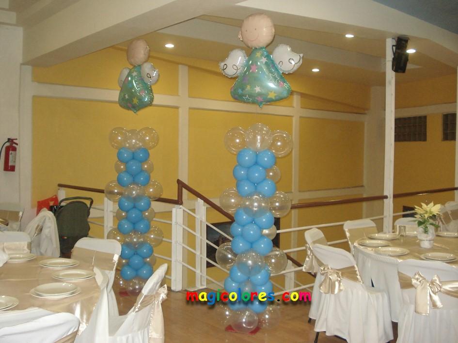 Columnas con globos para niños con globos