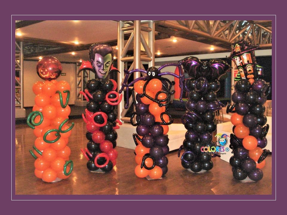 Decoraciones con Globos Halloween