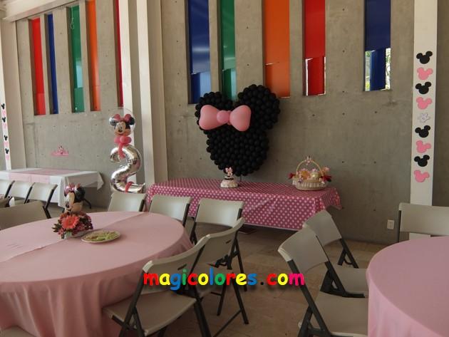 Figura cabeza mimí con globos