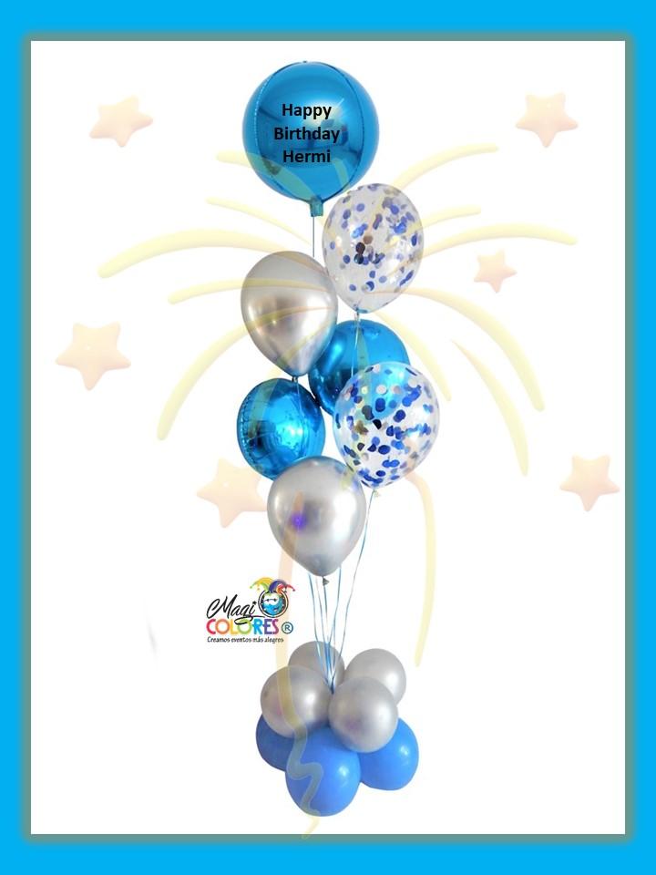 Bouquet de Globos con Helio