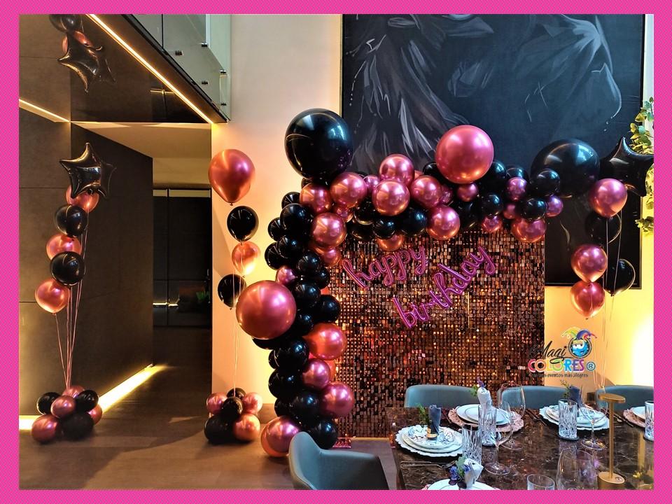 Backdrop Orgánico Happy Birthday