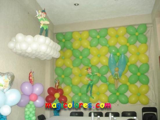 Decoración con Globos Campanita