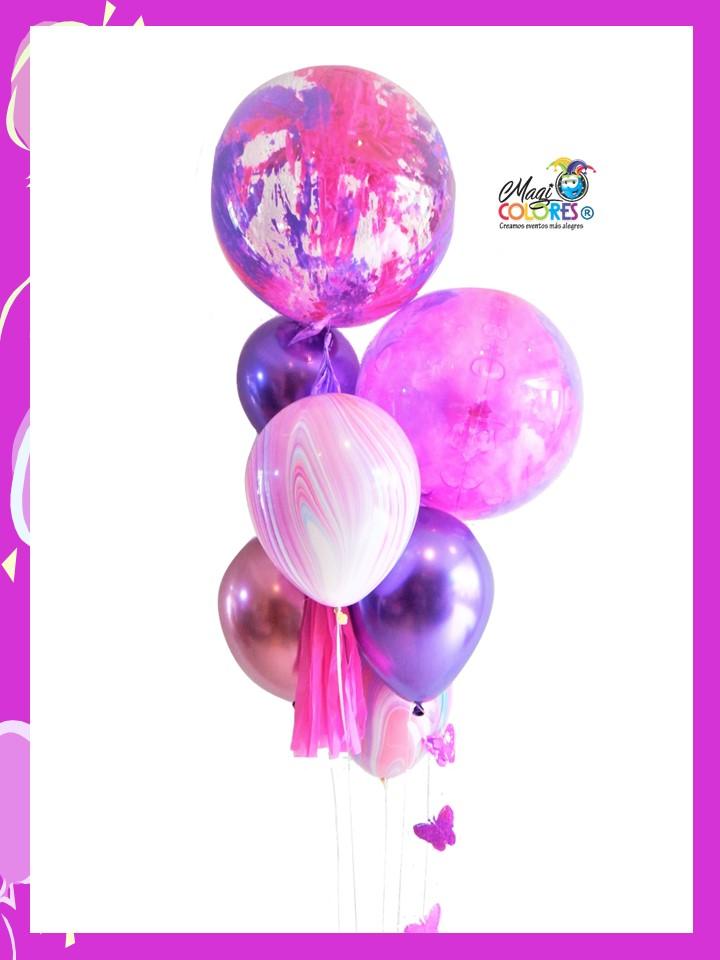 Globos con Pintura con Helio