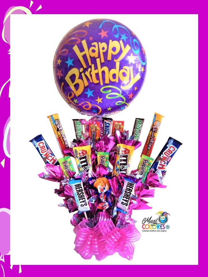 Arreglo de Chocolates y Globos