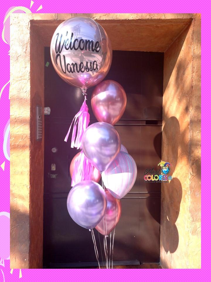Bouquet con Globos Orbz