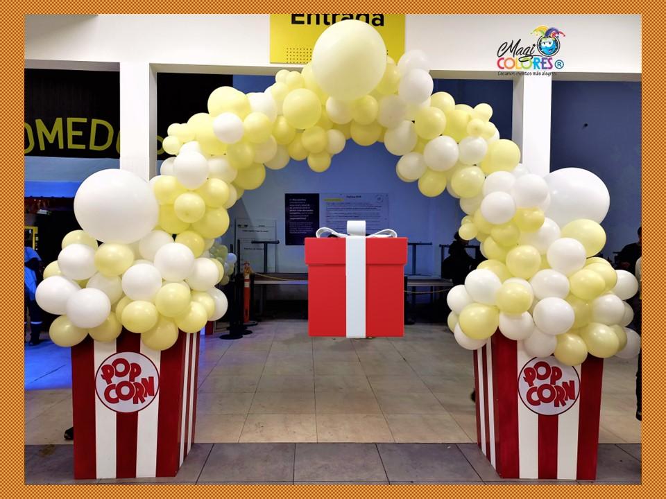 Decoración con Globos Pop Corn