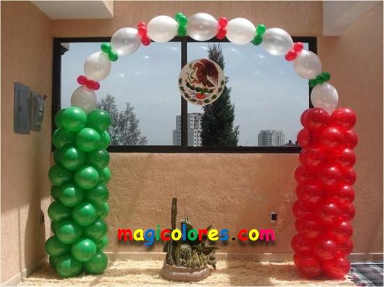 Arco mexicano con globos
