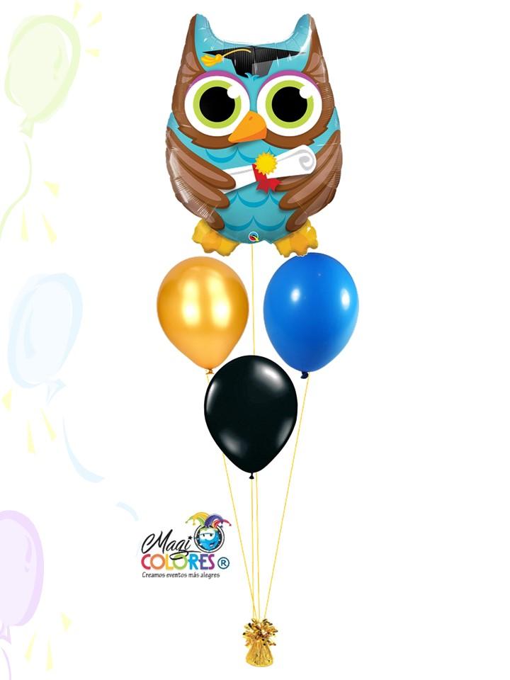 Globos con Helio de Graduación