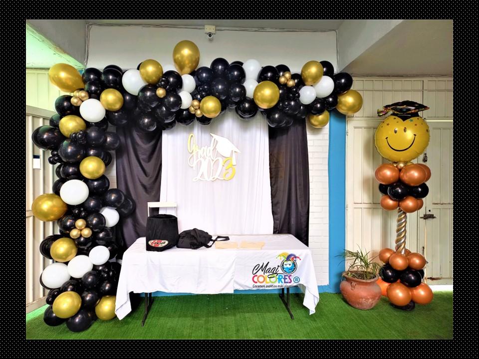 Columna con Globos Graduación