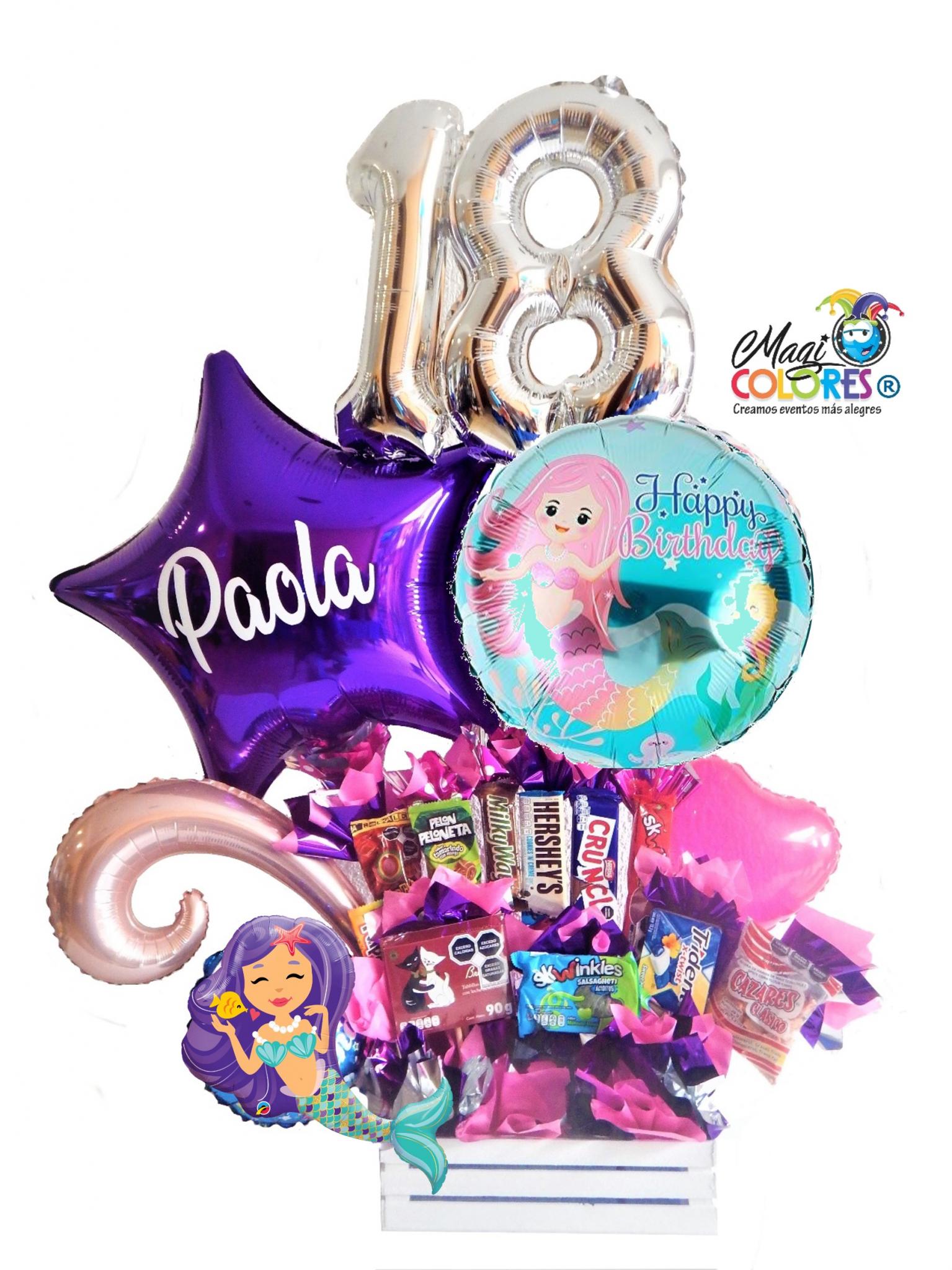 Arreglo de Dulces Sirenas