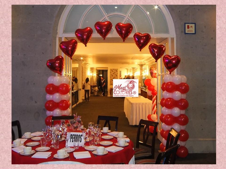 Arco 2.5m x 2.5m para San Valentín