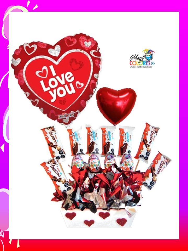 Arreglos con Globos San Valentín