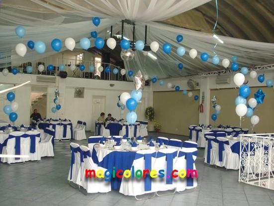 Globos de látex con helio para XV Años
