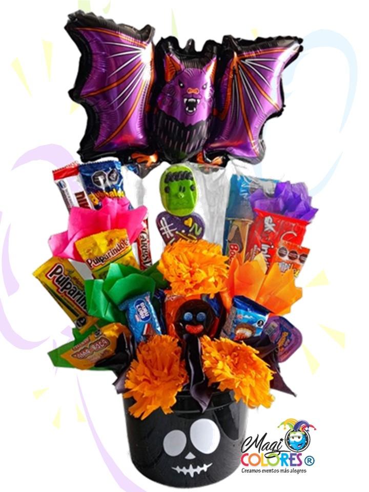 Arreglos con globos halloween