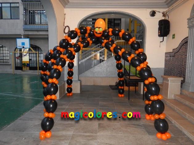Araña con globos