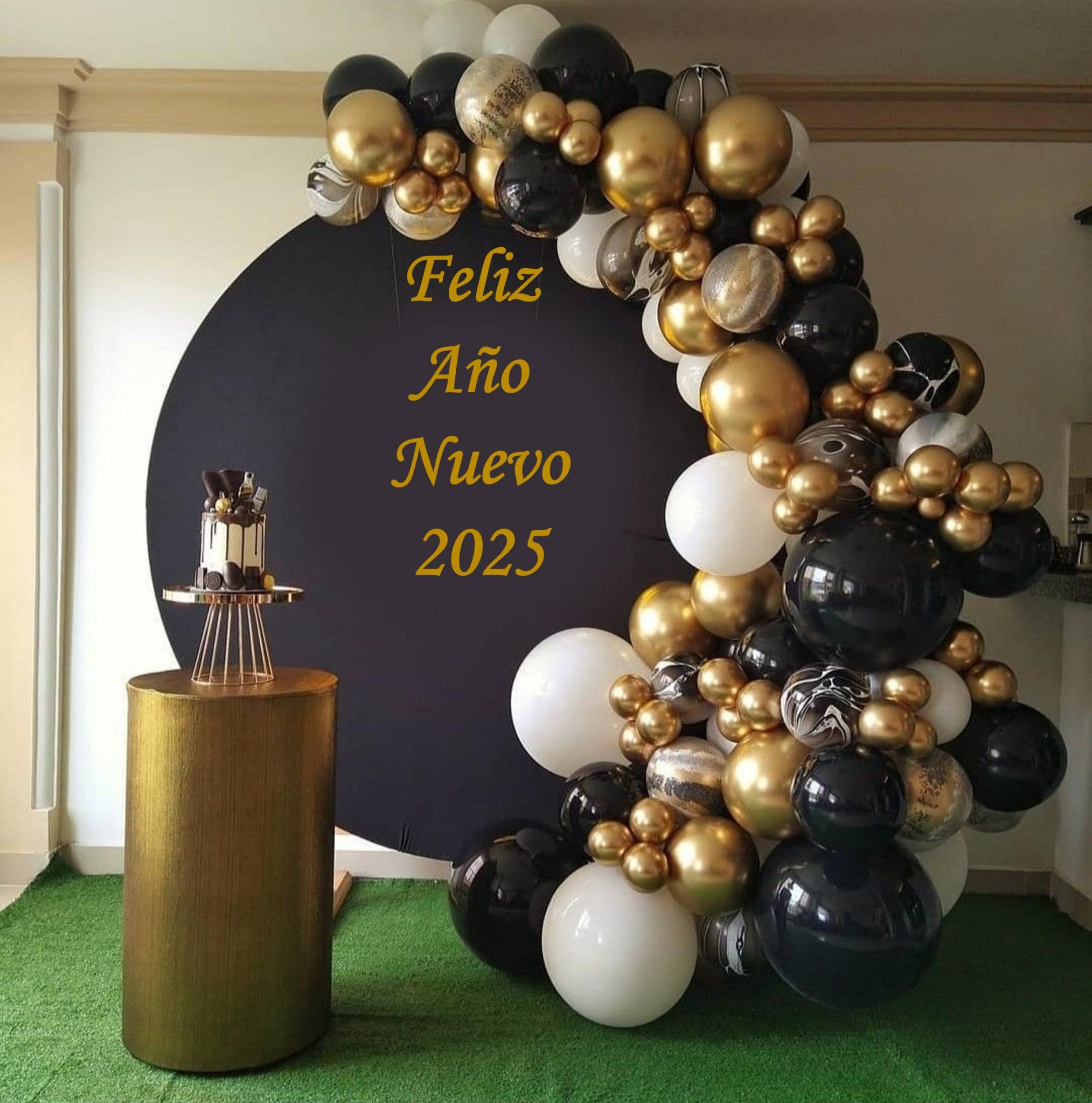 Decoración Feliz Año Nuvo 2025