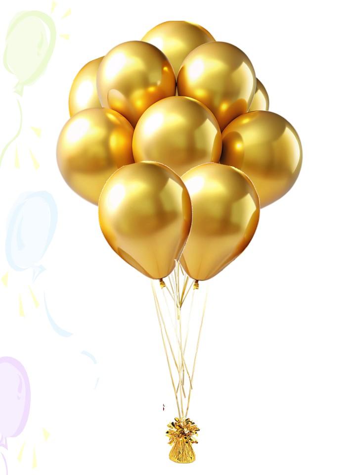 Ramillete de globos con helio Año Nuevo