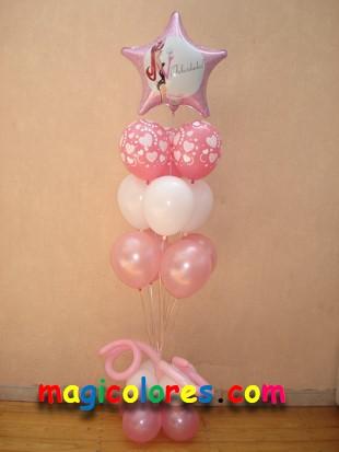 Globos con helio para despedida de soltera