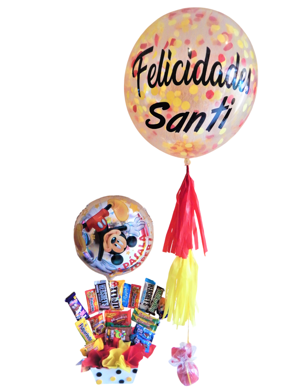 Arreglo con Dulces Día del Niño
