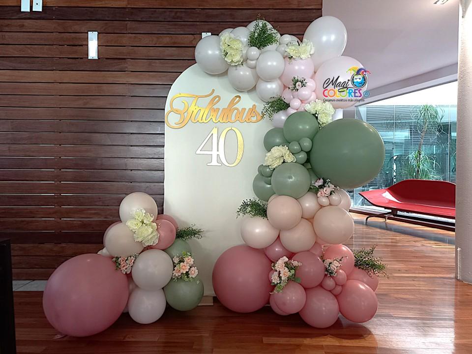 Mampara Cumpleaños con Globos