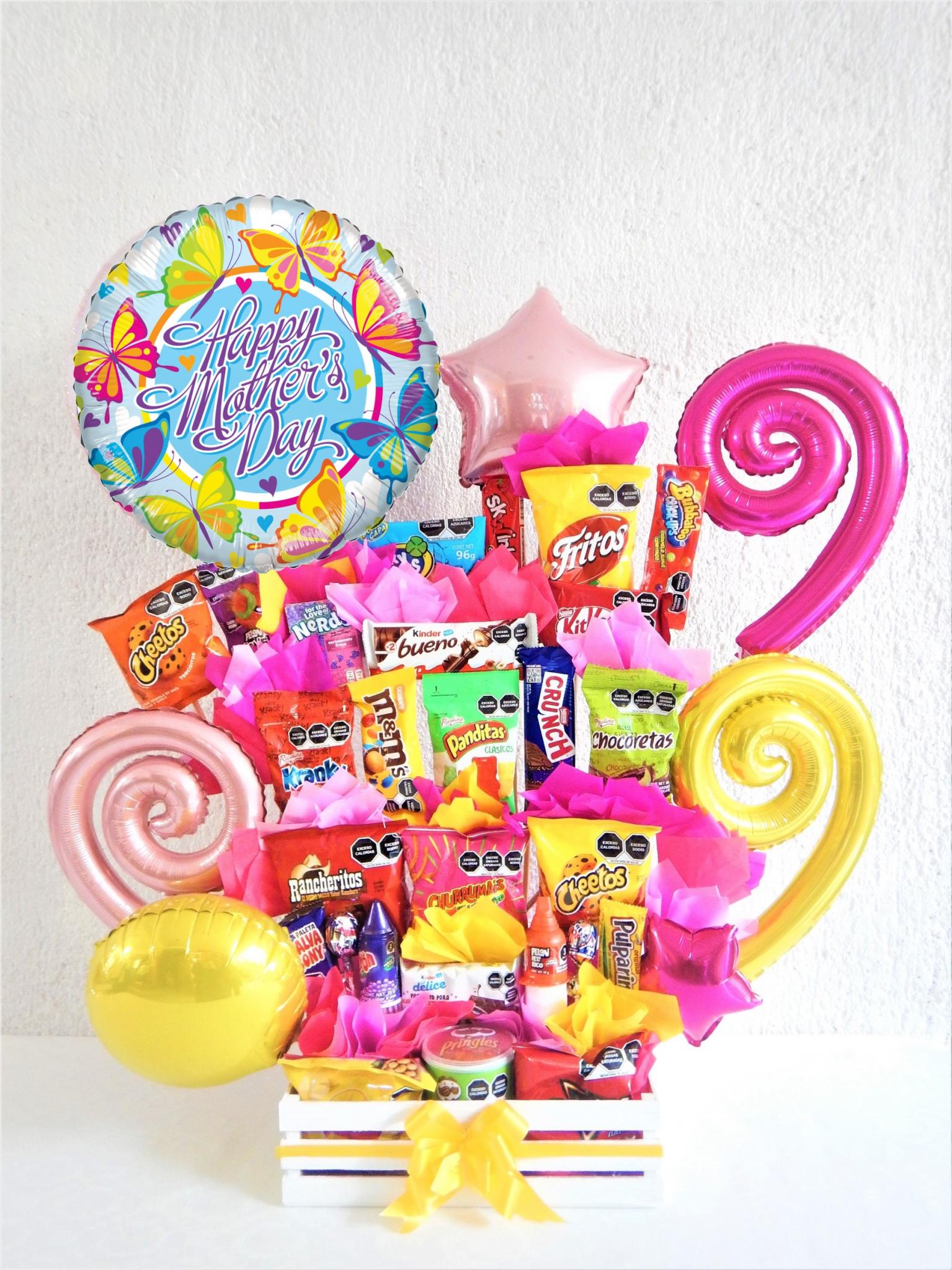 Arreglo con Globos para día de las madres
