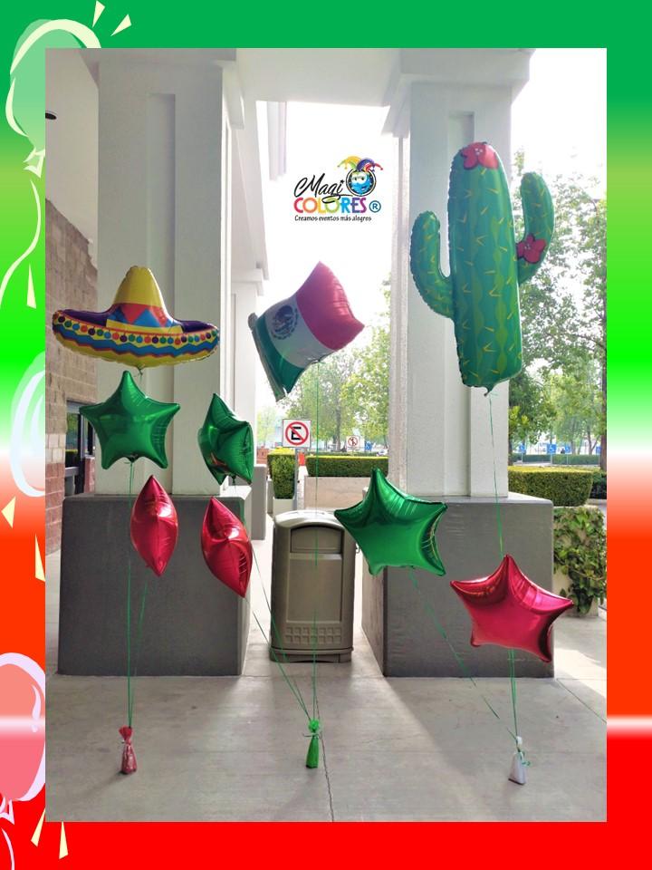 Globos Metálicos Noche Mexicana