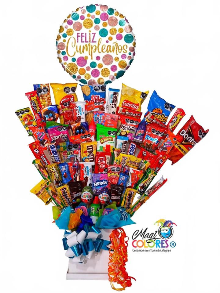 Arreglos de Dulces y Globos
