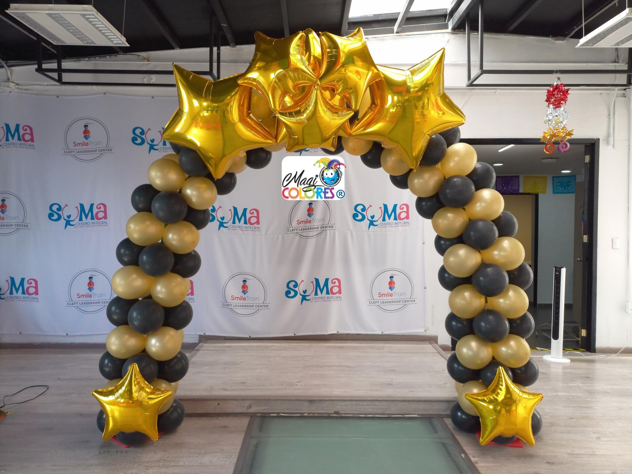 Arco Navideño con Globos